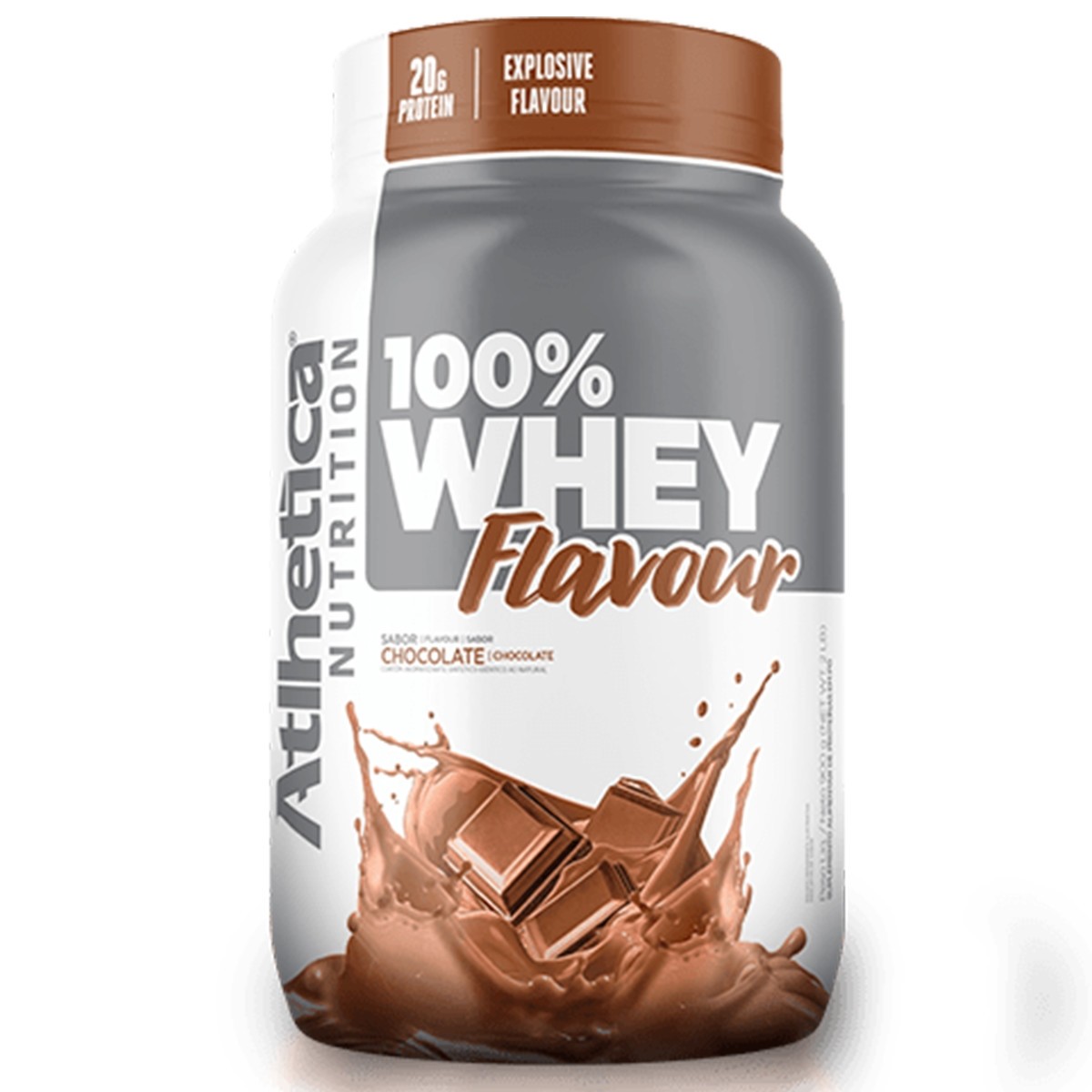 100% Whey Flavour Chocolate Atlhetica 900g