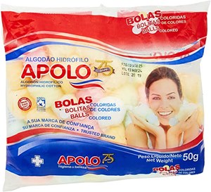 Algodão Apolo Bolas Coloridas 50g