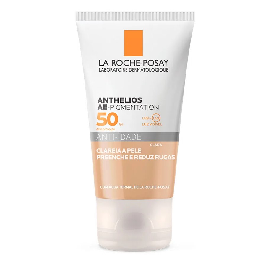 Anthelios Ae-Pigmentation La Roche-Posay Protetor Solar Anti-Idade FPS50 Pele Clara 40g