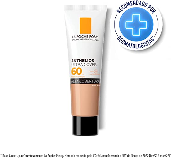 Anthelios Ultra Cover La Roche-Posay Protetor Solar Facial Cor 2.0 Pele Extra Clara FPS60 30g