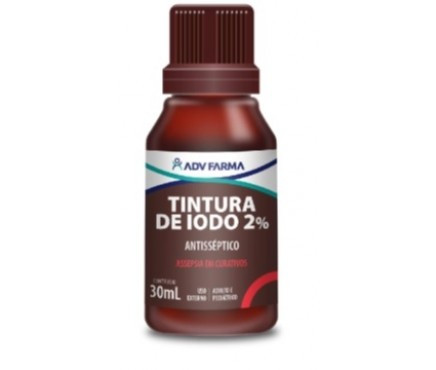 Antisséptico Tintura de Iodo 2% 30ml