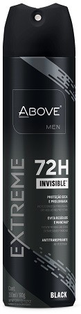 Antitranspirante Aerossol Invisible Black Above Men Extreme 150ml
