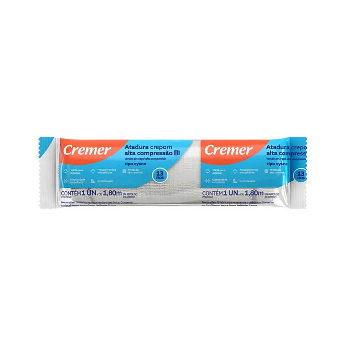 Atadura de Crepom Cremer Tipo Cysne 10cmX1,80m