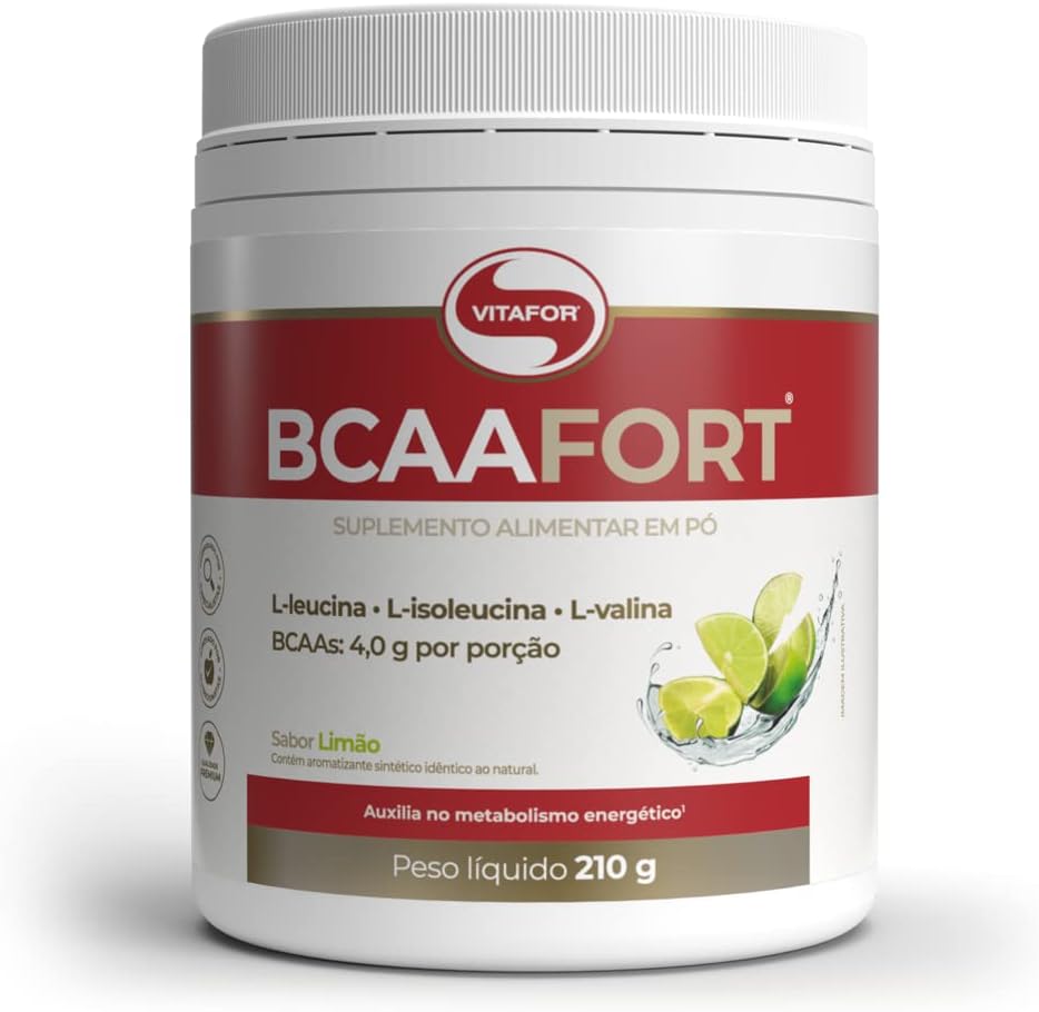BCAA Fort Limão Vitafor 210g