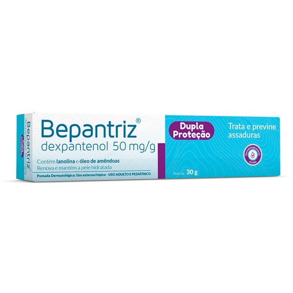 Bepantriz Dupla Proteção Pomada para Assaduras 30g
