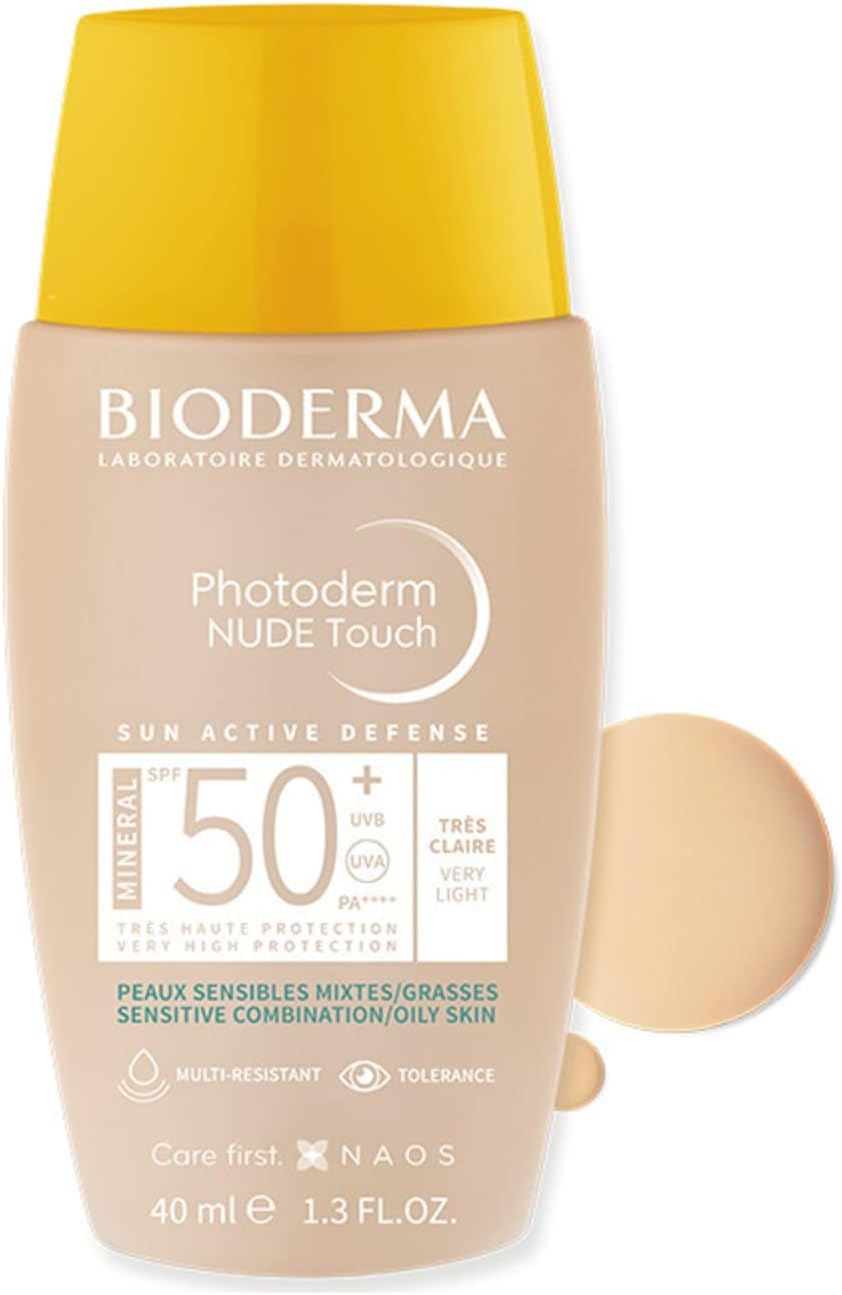 Bioderma Photoderm Nude Touch Muito Claro FPS 50+ Protetor Solar Facial 40ml