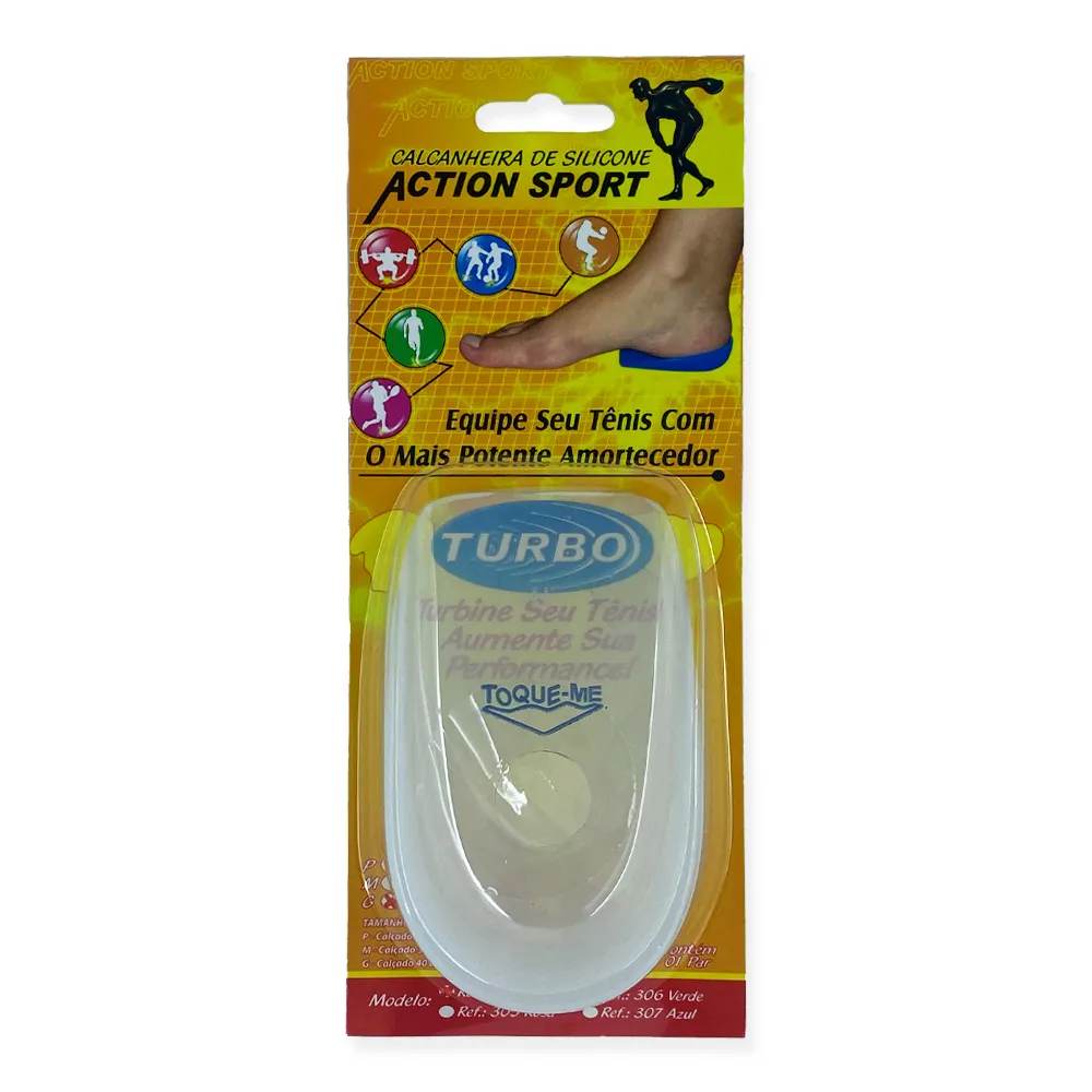 Calcanheira de Silicone Action Sport Ortho Pauher Tamanho G