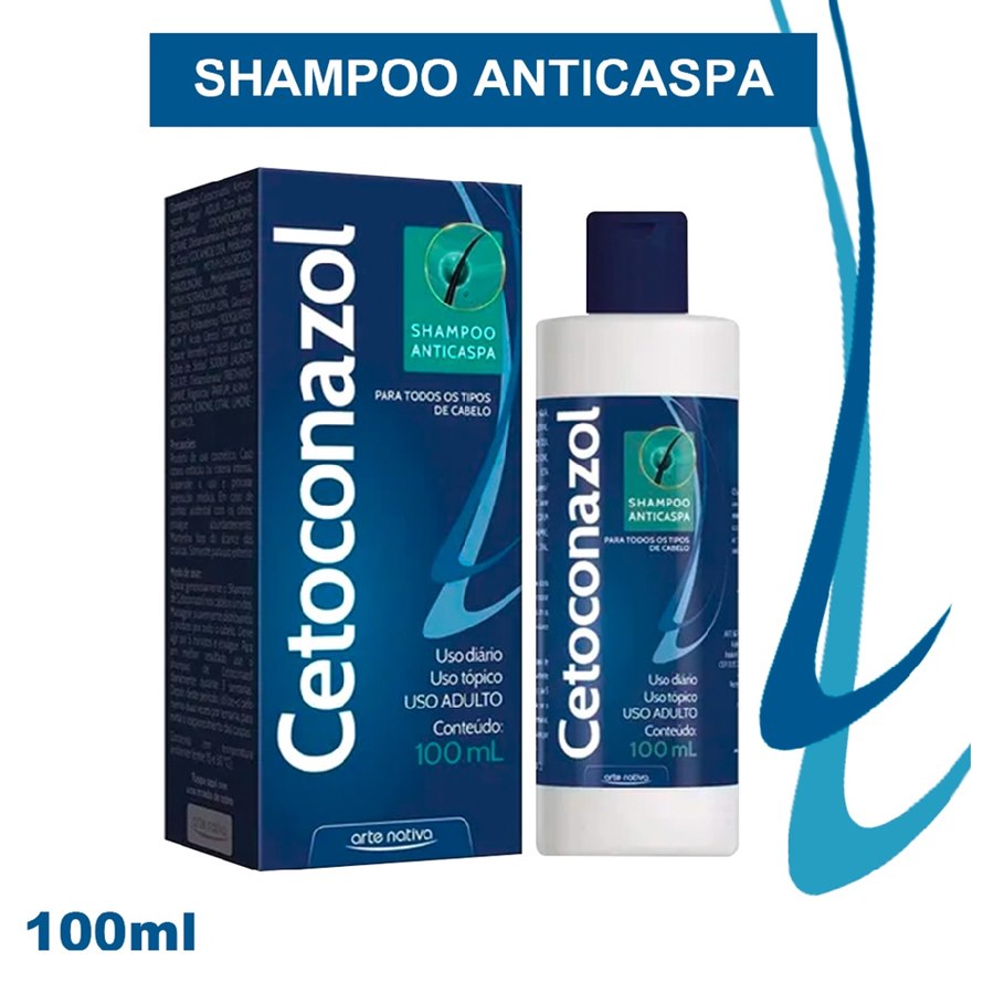 Cetoconazol Shampoo Anticaspa Clean Hair Arte Nativa 100ml