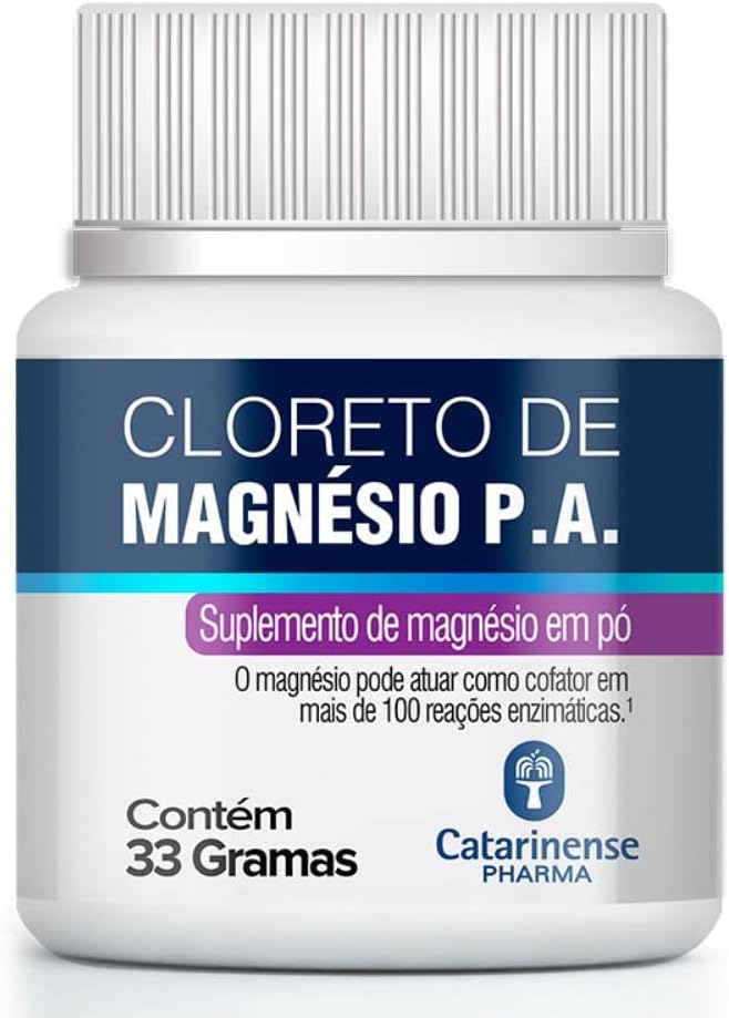 Cloreto de Magnésio PA em pó Catarinense 33g