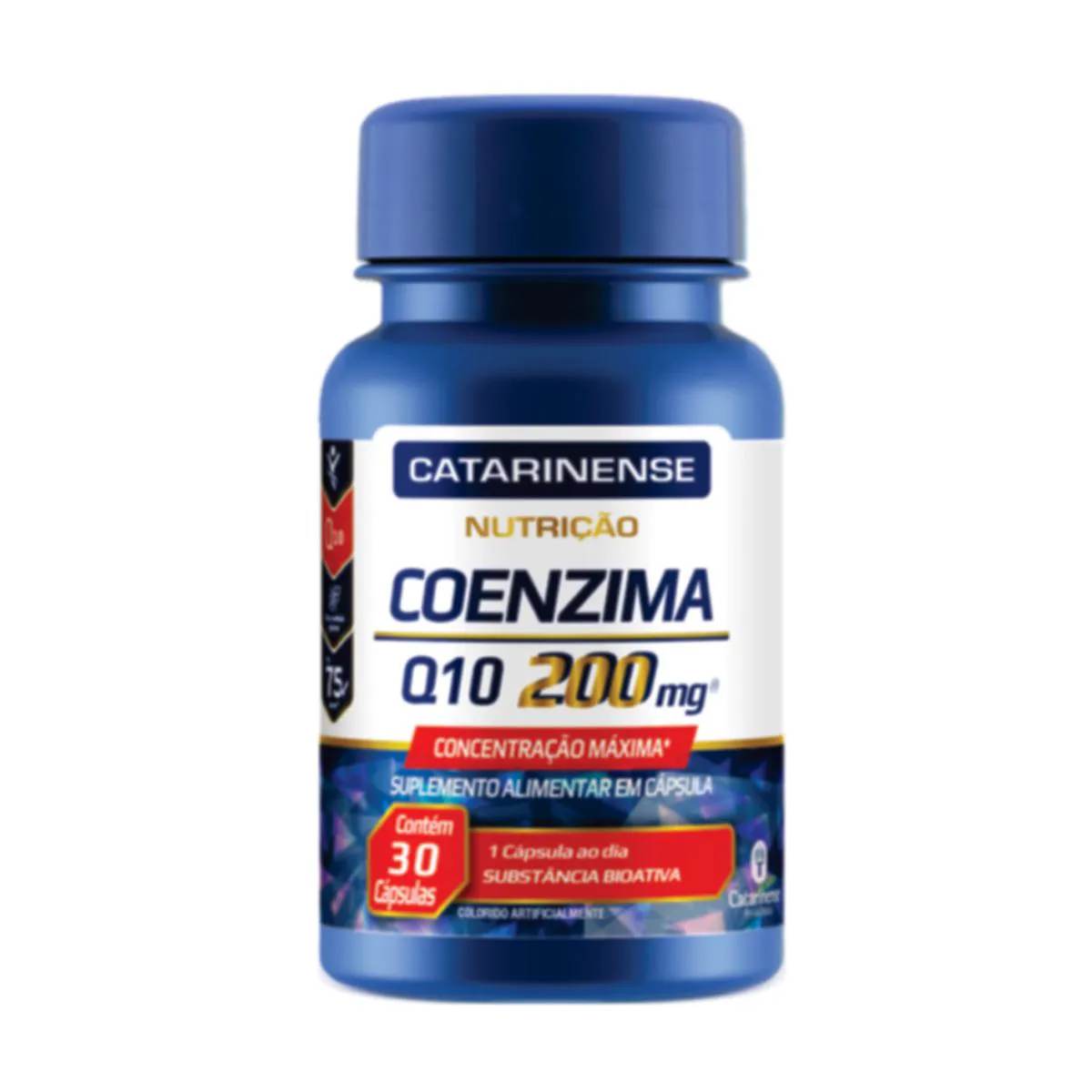 Coenzima Q10 200mg Catarinense Nutrição 30 cápsulas