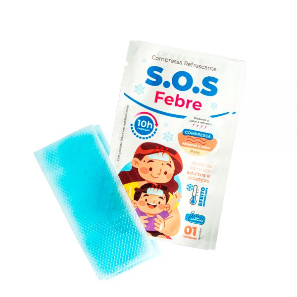 Compressa Refrescante SOS Febre 2 unidades