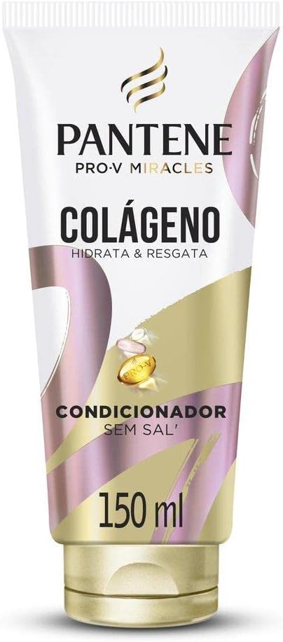 Condicionador Pantene Pro-V Miracles Colágeno Hidrata & Resgata Hidratação Profunda 150ml