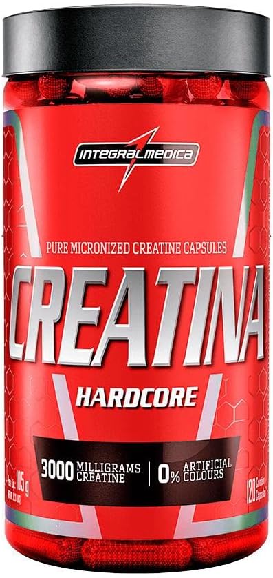 Creatina Hardcore Integralmedica 120 cápsulas