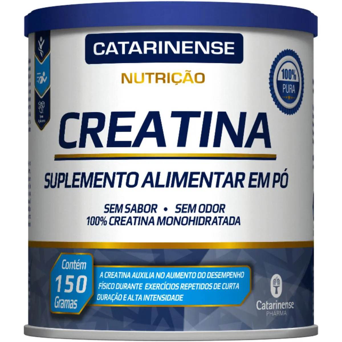 Creatina Monohidratada Pura Sem Sabor 150g