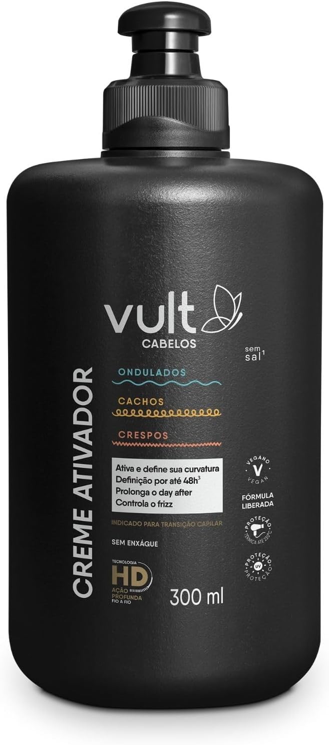 Creme Ativador Vult Cachos e Crespos 300ml
