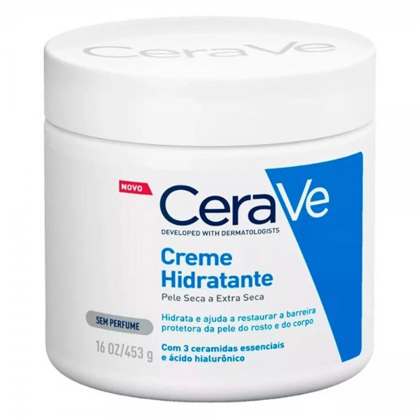 Creme Hidratante Corporal CeraVe Pele Seca e Extra Seca 453g