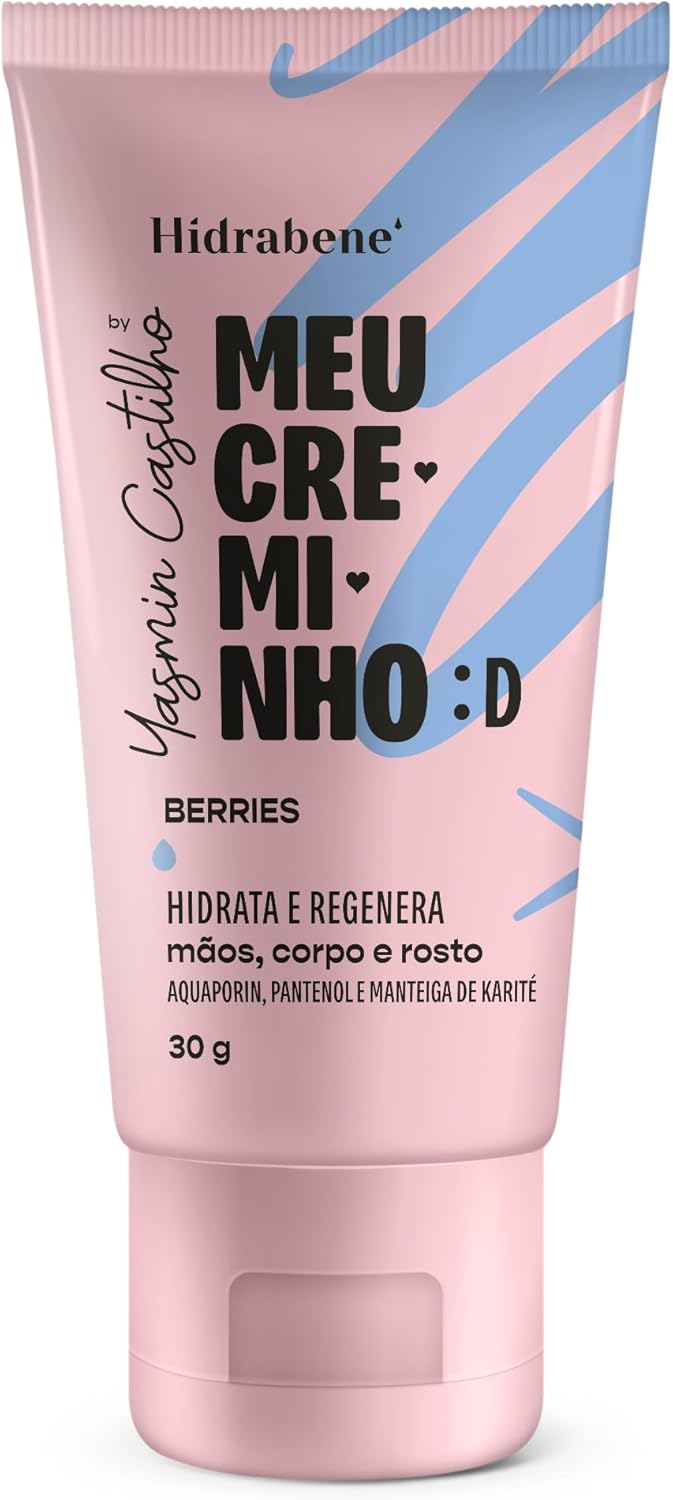 Creme Hidratante Meu Creminho By Yasmin Castilho Berries Hidrabene 30g