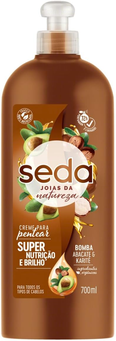 Creme para Pentear Seda Bomba de Abacate & Karite 700ml