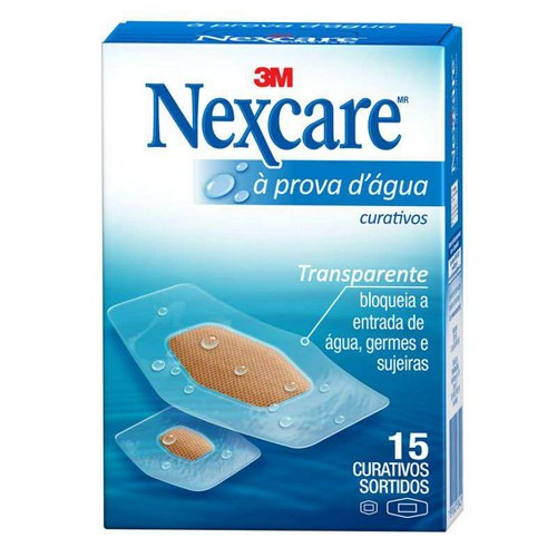 Curativo 3M Nexcare À Prova D'Água Sortidos 12 unidades