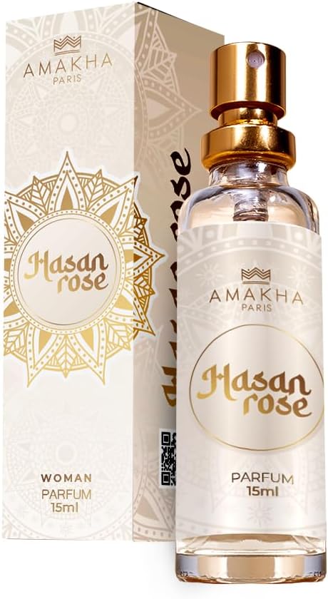 Deo Colonia Hasan Rose Amakha Paris Feminino 15ml