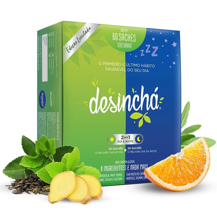 Desinchá Misto Dia e Noite 60 sachês