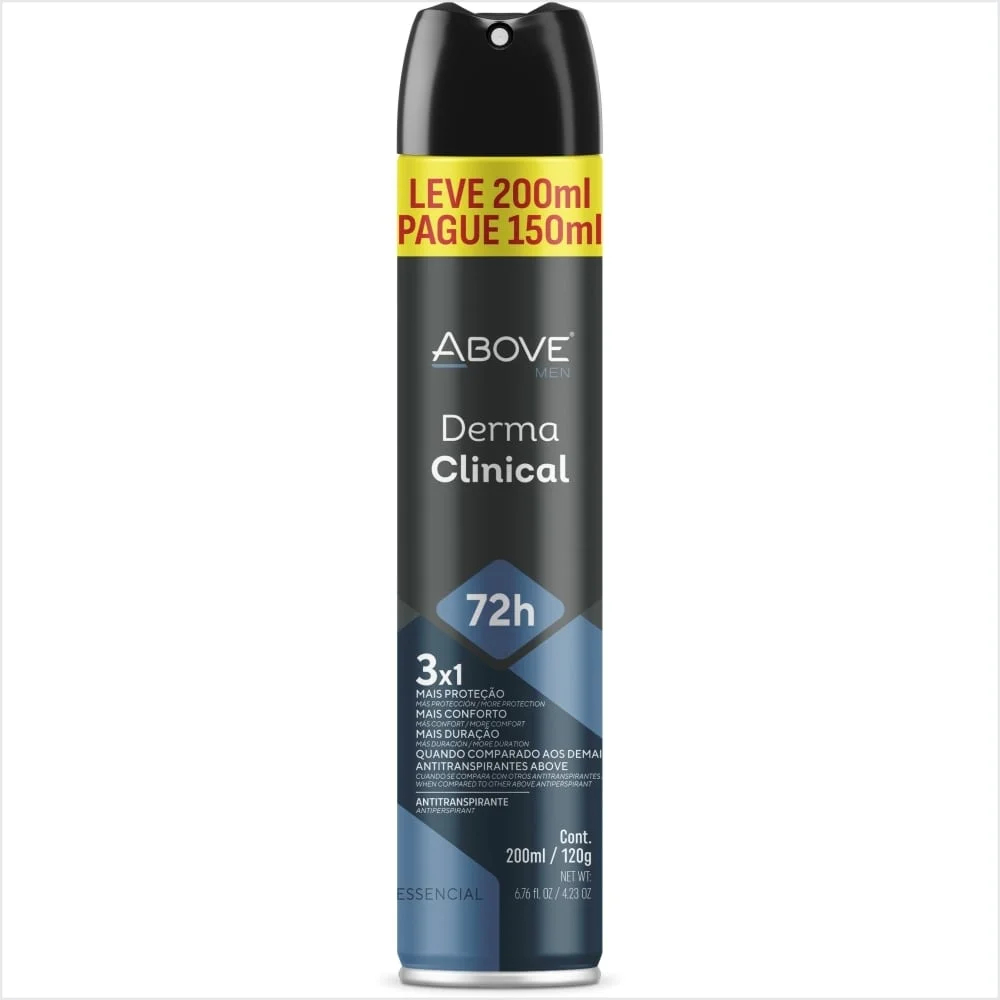 Desodorante Above Aerossol Men Dermaclinical 200ml