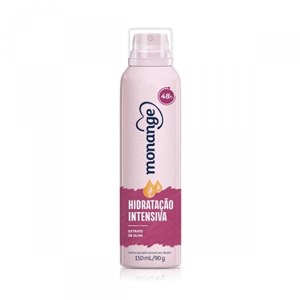Desodorante Aerosol Antitranspirante Monange Feminino Hidratação Intensiva 150ml