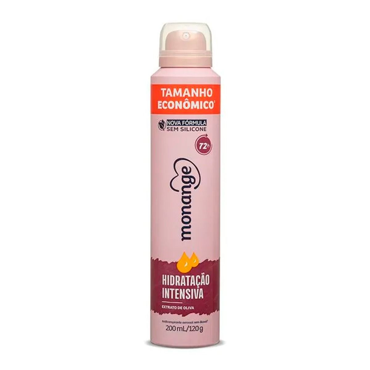 Desodorante Aerosol Monange Hidratação Intensiva 200ml