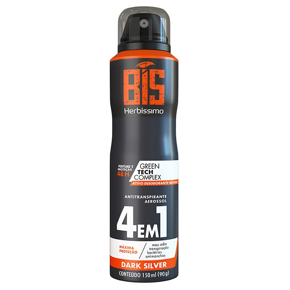 Desodorante Aerossol Herbíssimo Bis Dark Silver 150ml