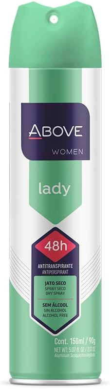Desodorante Antitranspirante Aerosol Above Women Lady 48h 150ml