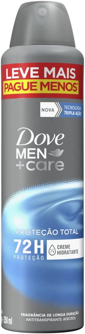 Desodorante Antitranspirante Aerosol Dove Men +Care Proteção Total 72h 250ml
