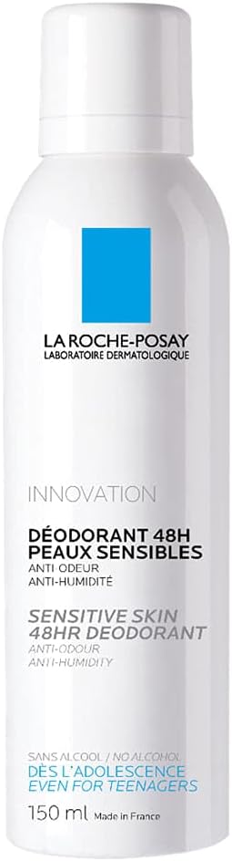 Desodorante Antitranspirante Aerosol La Roche-Posay Peles Sensíveis 48h 150ml