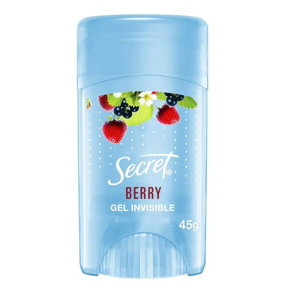 Desodorante Antitranspirante Twist Stick Gel Secret Fresh Defense Berries Feminino 48h 45g