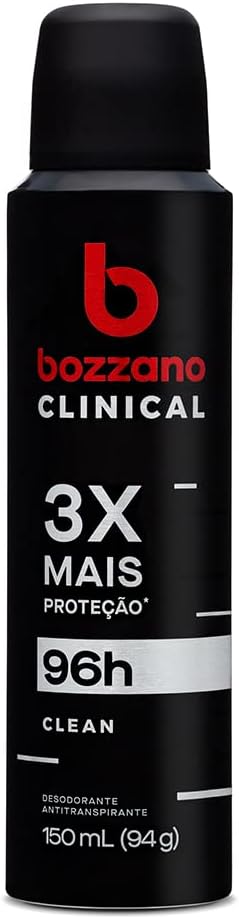 Desodorante Bozzano Clinical Clean Aerosol Antitranspirante Masculino 150ml