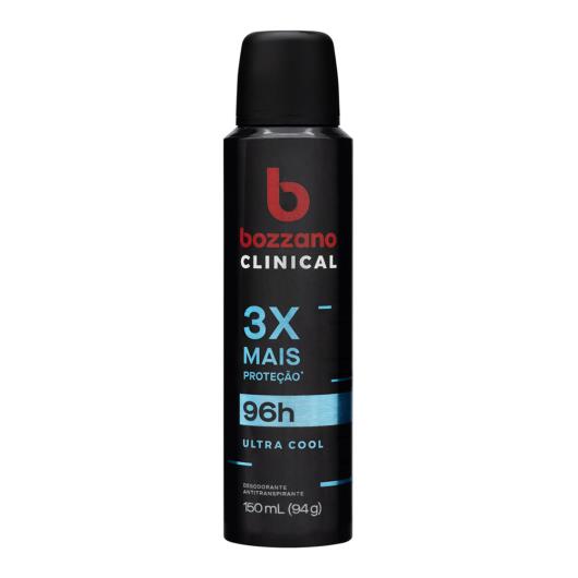 Desodorante Bozzano Clinical Ultra Cool Aerosol Antitranspirante Masculino 150ml