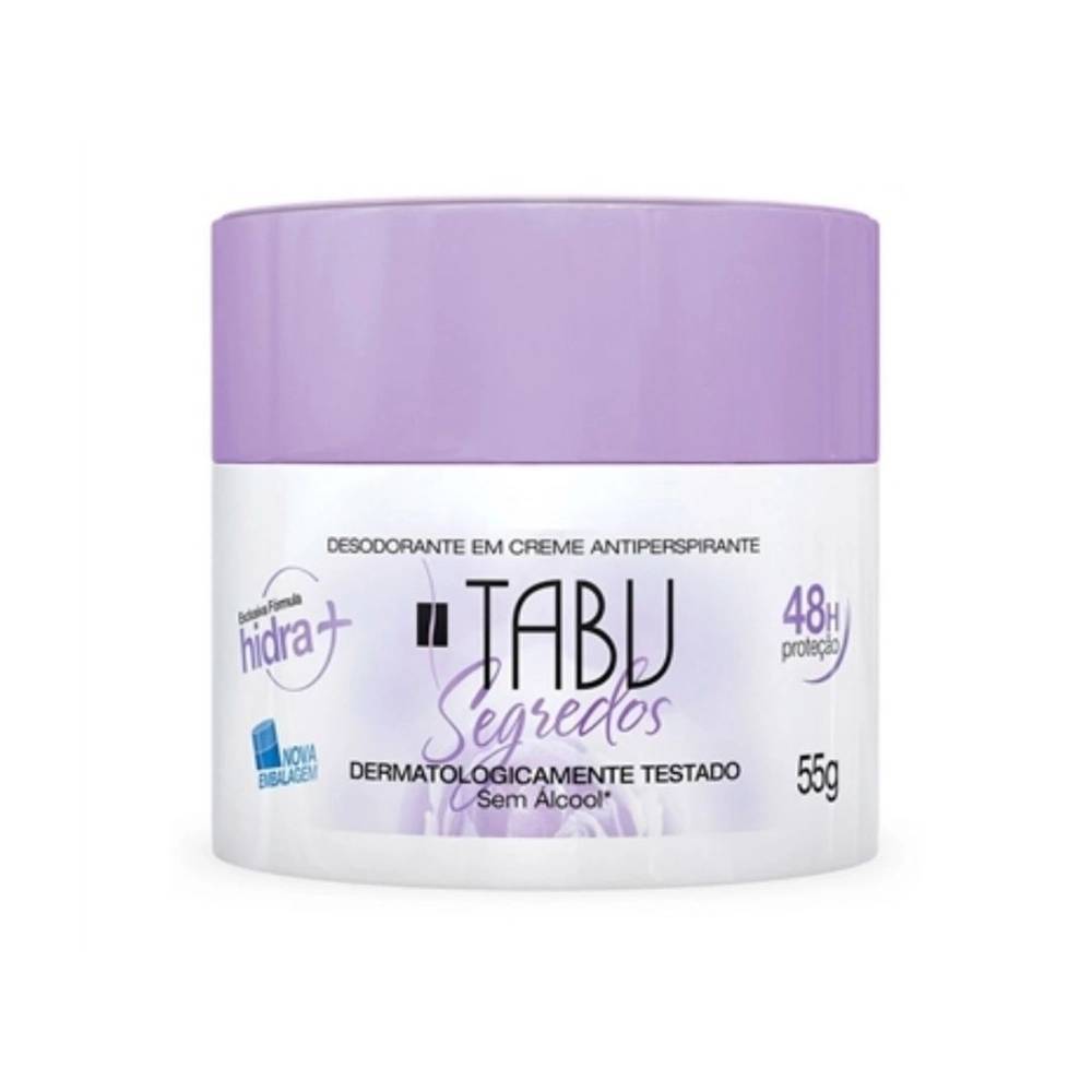 Desodorante Creme Tabu Segredos 55g