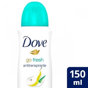 Desodorante Dove Go Fresh Pera e Aloe Vera Aerossol Antitranspirante 150ml