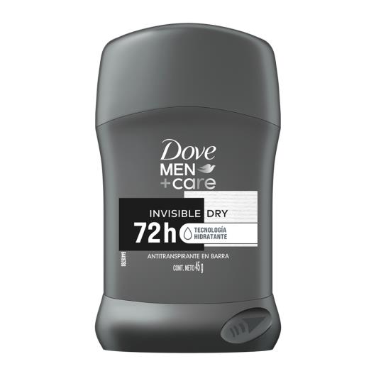 Desodorante em Barra Dove Men +Care Invisible Dry 72h Antitranspirante 45g