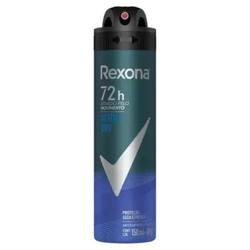 Desodorante Rexona Men Active Dry Masculino Aerosol 150ml