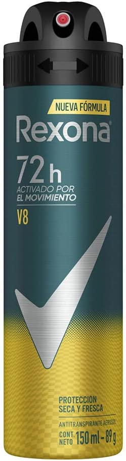 Desodorante Rexona Men V8 Antitranspirante Aerosol 150ml
