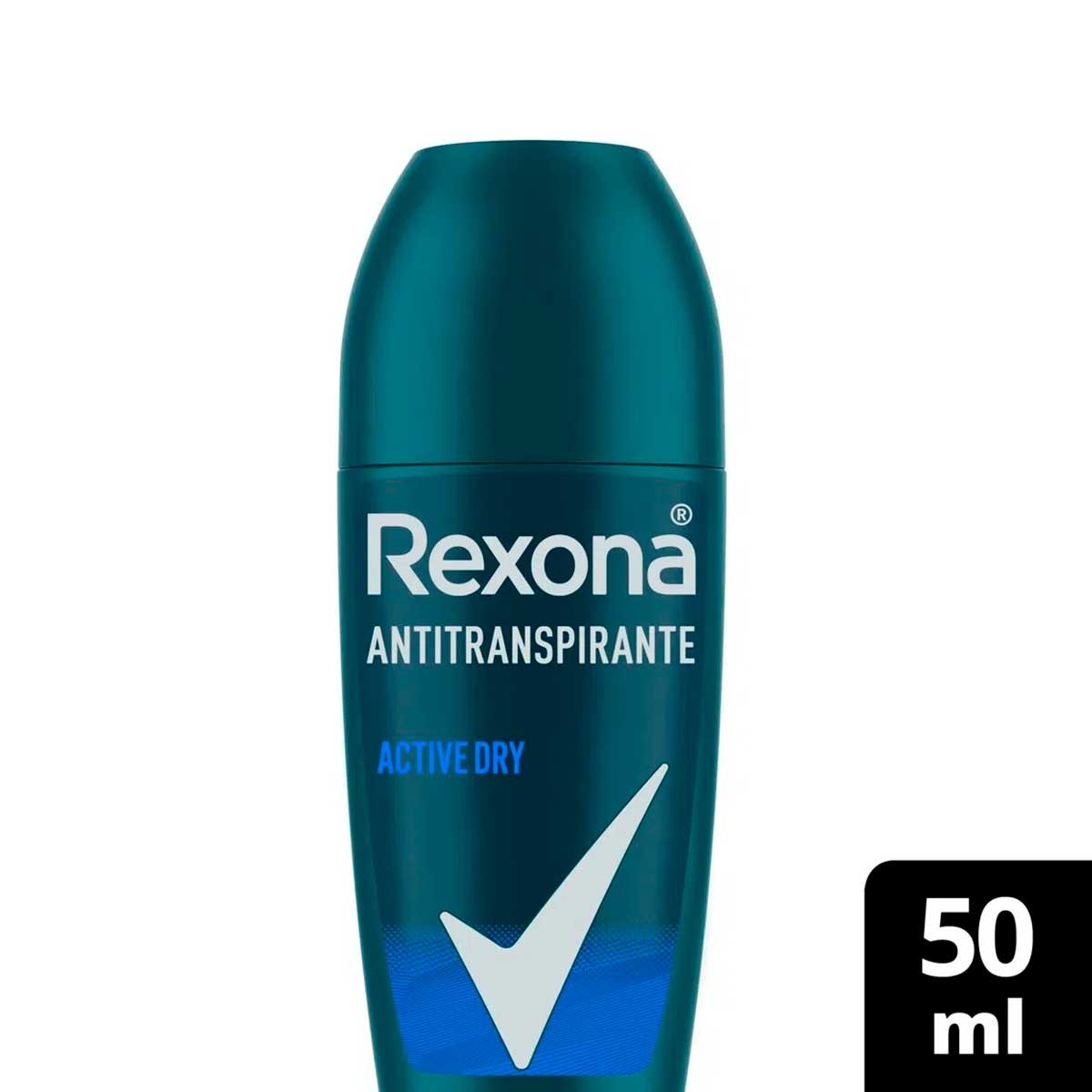 Desodorante Roll-On Rexona Men Active Dry Masculino 50ml