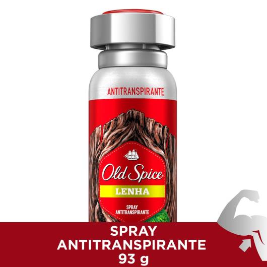 Desodorante Spray Antitranspirante Old Spice Lenha 93g