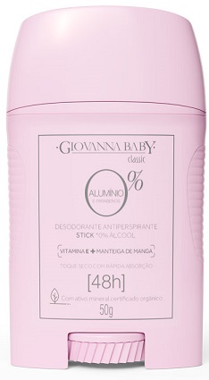 Desodorante Stick 0% Alumínio Classic 50g