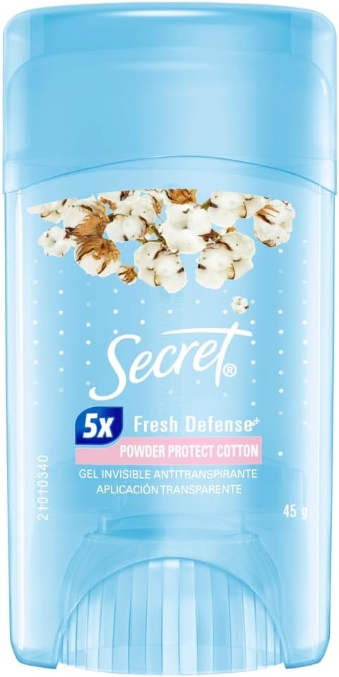 Desodorante Twist Stick Gel Secret Powder Protect Cotton 48h 45g