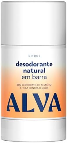 Desodorante Vegano Sem Alumínio Twist Stick Barra Alva Personal Care Citrus 12h 55g