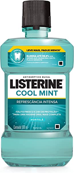 Enxaguante Antisséptico Bucal Listerine Cool Mint 500ml