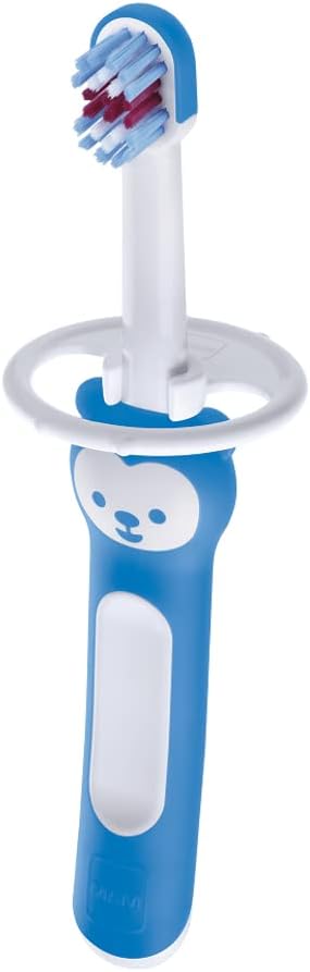 Escova de Dente para Bebês MAM Baby's Brush 6 Meses+ Azul