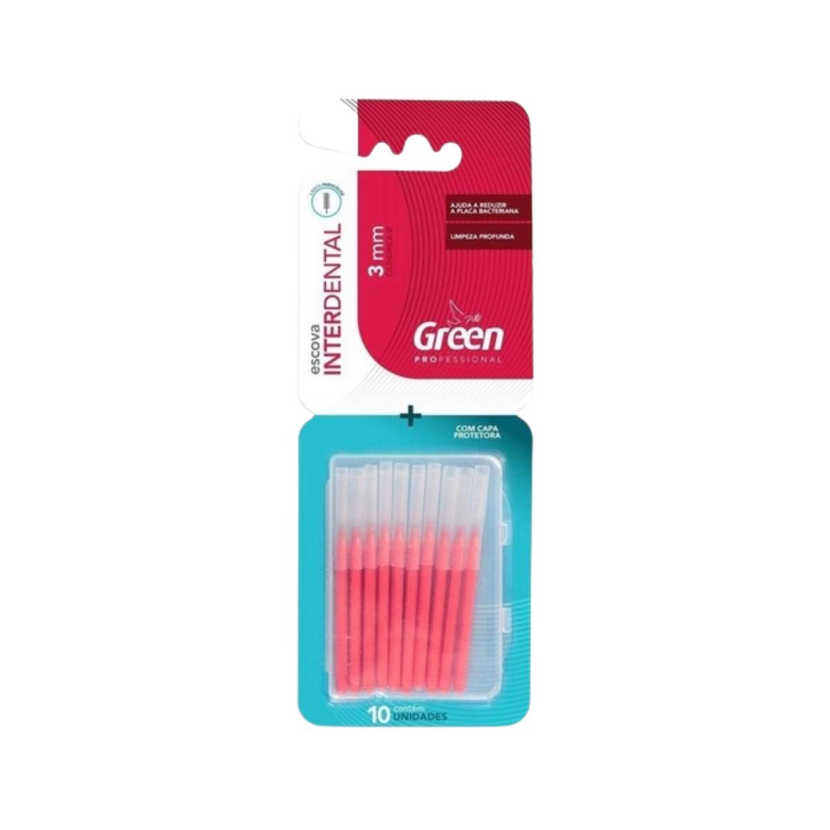 Escova Interdental Green Cilindrica 3mm