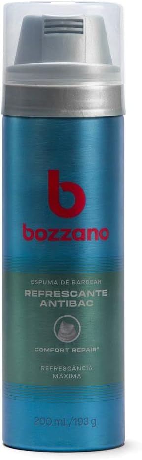 Espuma de Barbear Bozzano Refrescante 200ml