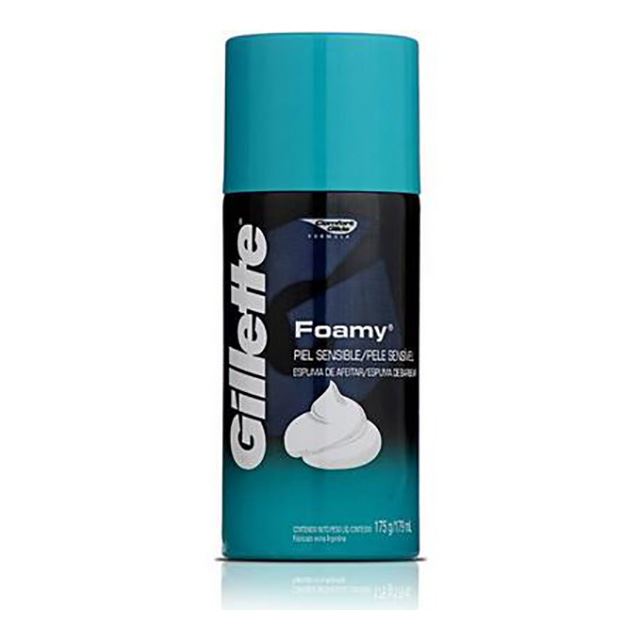 Espuma de Barbear Gillette Foamy Sensitive 175g